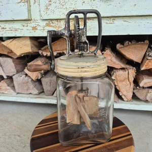 Vintage Antique Dazey Number 30 Butter Churn Works As It Should USA Made - Picture 1 of 14