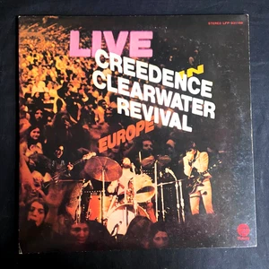 CREEDENCE CLEARWATER REVIVAL LIVE IN EUROPE LFP93115B Japan VINYL 2LP EXC - Picture 1 of 16