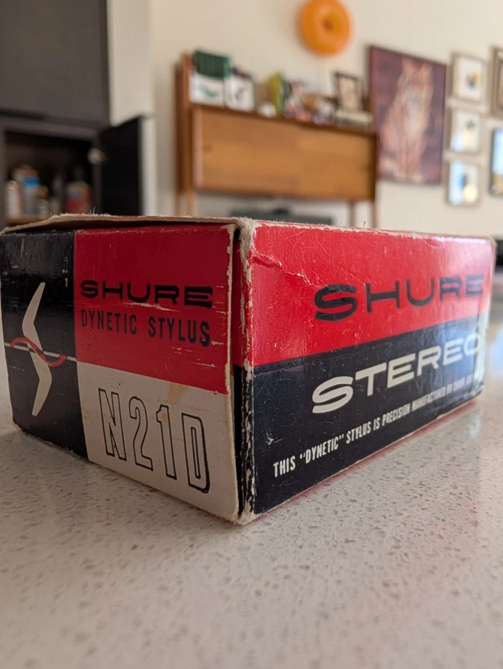 NOS - SHURE N21D GOLD PLATE STYLUS IN CASE + BOX EXTREMELY RARE - Image 1 of 3