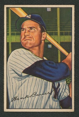 Bowman #65 1952 Hank Bauer New York Yankees ~ 🔥 Sin precio base/como nuevo Foto 1 de 2