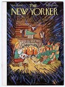 New Yorker magazine July 30 1949 Ludwig Bemelmans Elizabeth Enright Addams VF - Picture 1 of 4