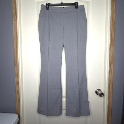 Pantalones de vestir Attention para mujer talla 10 corte curvilíneo a rayas corte bota Foto 1 de 4