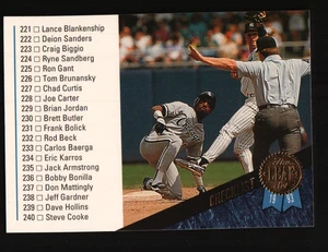 Leaf Baseball #330 1993 - Lista de verificación: 221-294 93-765 - Imagen 1 de 2