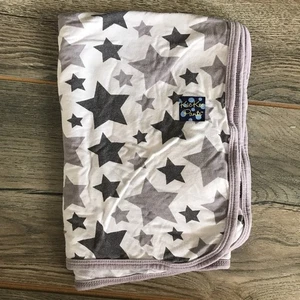 Pantaloni Kickee bambino grigio stella stampata passeggino coperta Lovey - Taglia unica - Foto 1 di 5