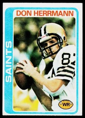 Don Herrmann, 1978 Topps, #243, New Orleans Saints, - Image 1 of 2