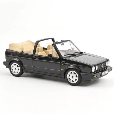 VW Volkswagen Golf Cabrio - 1992 - black - NOREV 1:18