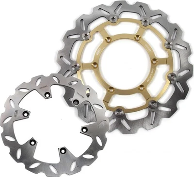 Floating Front Rear Brake Discs Rotors for Suzuki DRZ400SM 2005-2024 4154 Foto 1 de 4