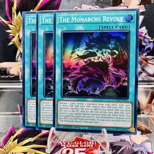 3x Yugioh Playset The Monarchs Revolt DUAD-EN062 Super Rare 1st Ed Near Mint - Picture 1 of 1