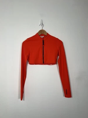 Top Orlebar Marrón Nyla Recortado Rashguard Nuevo con Etiquetas Deportes Acuáticos Ropa Activa Wakeboard Foto 1 de 4