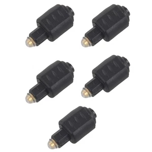 5X Optical Audio Adapter 3.5MM Female Jack to Digital Toslink Male Plug3195 - Picture 1 of 8
