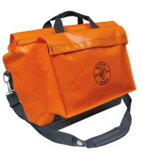 Klein Tools 5181ORA Vinyl Equipment/tool Bag Large Shoulder Strap - Picture 1 of 7