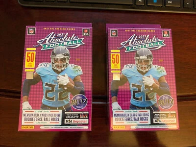 CAJAS COLGANTES DE FÚTBOL AMERICANO PANINI ABSOLUT NFL 2021 - LOTE DE 2 CAJAS Foto 1 de 3