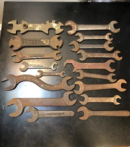 Lot of 17 Vintage / Antique Wrenches - Billings, Ford, Greenlee, Liquid, Fulton - Picture 1 of 9