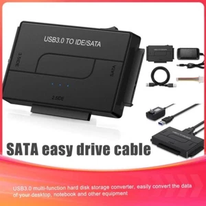 USB 3.0 to IDE & SATA Converter External Hard Drive Adapter Kit 2.5"/3.5" Cable - Picture 1 of 6
