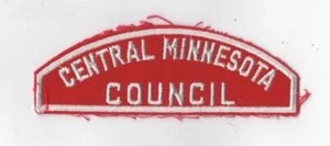 Red & White Council Strip RWS Central Minnesota Council WHT Bdr. [RW-195] - Bild 1 von 1