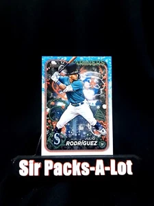 Sombrero de copa 2024 Topps Holiday Julio Rodríguez #H153 variación de imagen SP Mariners - Imagen 1 de 2