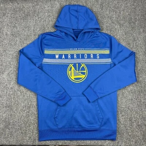 Golden State Warriors Hoodie Mens Extra Large Blue Gold NBA - Picture 1 of 14