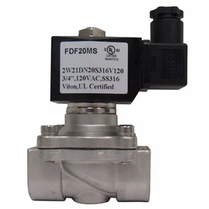 PRM 3/4 ZOLL NPT-MAGNETVENTIL 120 VAC 316 SS VITON DICHTUNGEN NORMAL GESCHLOSSEN NI - Bild 1 von 5