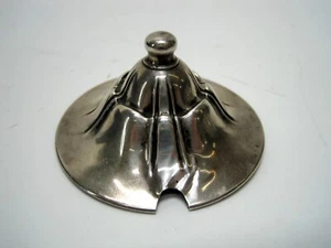 GHF George H. Französische Sterling Silber Zucker/Glas Schale NUR DECKEL - Bild 1 von 3