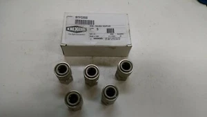 Menge 5 Dixon E-Serie STFC2SS Edelstahl Hydraulikkupplung 1/4" NPT Buchse - Bild 1 von 3
