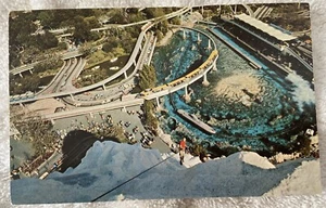 DISNEYLAND Walt Disney Panoramic View Of Tomorrowland Vintage Postcard - Bild 1 von 2