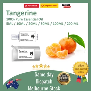 100% Pure Essential Oil Tangerine 5 ml 10 ml 50 ml 100 ml 200ml - Picture 1 of 6