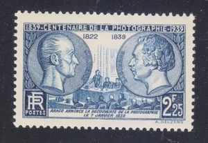France 1939 MNH Mi 446 Sc 374 Centenary of photography ** - Picture 1 of 2