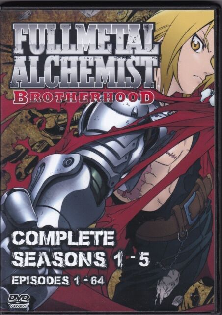 Fullmetal Alchemist Season 1+ 2 Brotherhood (115 Episodes + 2 Movie) DVD  Anime