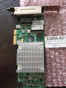 HP 538696-B21 NC375T 4-Port Gigabit Netzwerk Server Adapter PCI-E 539931-001 - Bild 1 von 1