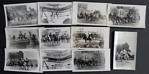 Lotto foto vintage anni '30 ROBBINS BROS CIRCUS PARATA CLOWN AKRON Sullivan Sisters - Foto 1 di 4