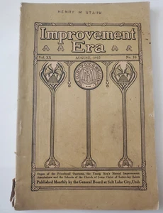 Aug 1917, Improvement Era, YM MIA, Priesthood, LDS Magazine, Henry M Stark - Picture 1 of 7