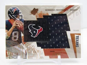 MAGLIA PATCH DAVID CARR 2003 PONTE SUPERIORE SPX SPECTRUM USATA GIOCO #09/50! TEXANS!! - Foto 1 di 2