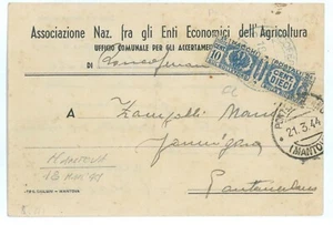 P2390 - ITALIA RSI , 18.3.1944 DA RONCOFERRARO (MN) , AFFRANCATURA D'EMERGENZA - Picture 1 of 2