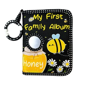 Baby Photo Book First Baby Soft Cloth Photo Album My First Family Album for Baby - Picture 1 of 12