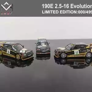 Fine Works 1:64 Mercedes Benz 190E EVO2 DTM Racing Diecast Toys Car Models Gifts - Foto 1 di 9