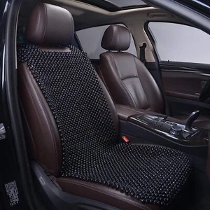 Wooden Beaded Car Seat Cover Cooling Wood Beads Seat Covers for Car, Suv, Truck - Picture 1 of 8