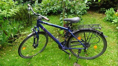 Fahrrad Mountainbike Dynamo Hub Federung vorne 26" Shimano 21 Gang - Bild 1 von 4