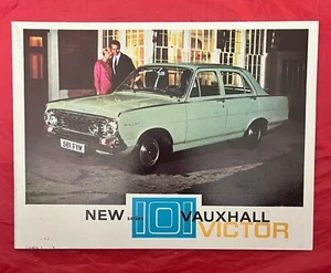 1965 Vauxhall "VICTOR 101"- Original England Car Dealer Sales Brochure / Catalog - Foto 1 di 4