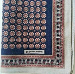 HANDKERCHIEF CLASSIC PAISLEY PATTERNED COTTON 16" MEN POCKET SQUARE HANKY - Picture 1 of 3