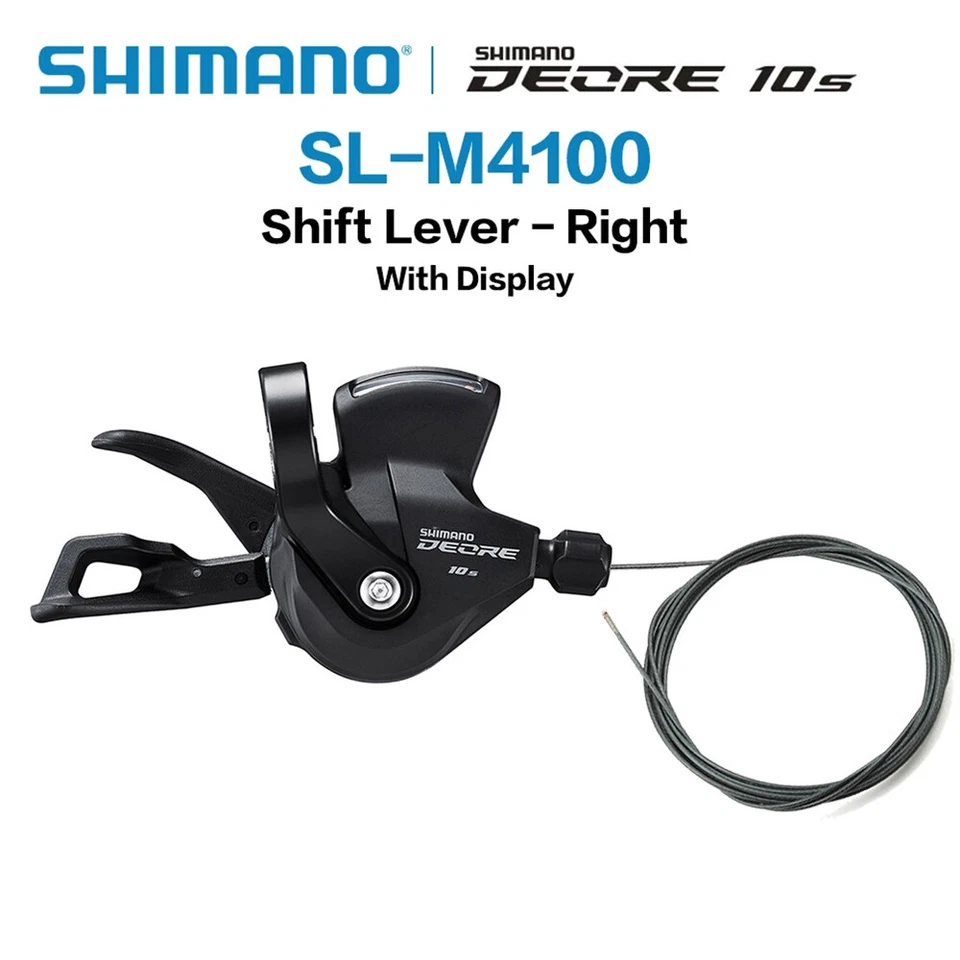 Shimano Deore SL-M4100 10 Speed MTB Bike Shifter Single Right Shift Lever - Image 1 of 4