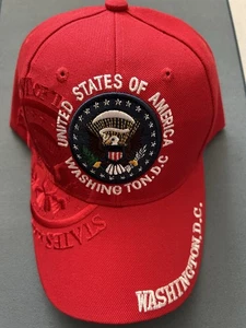 🇺🇸 USA Presidential Seal United of America Mütze - Snapback hochwertig ROT - Bild 1 von 15