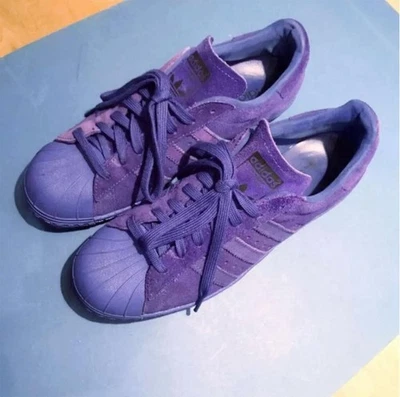 Adidas Originals Superstar 80s City Series Purple B32663 without box Men Us8.5 - Image 1 of 4