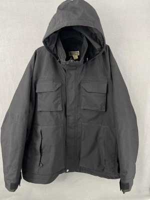 Duluth Trading Jacket Mens 3XL Black Whaleback Waterproof Work Coat Insulated - Image 1 of 4