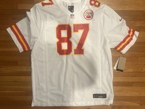 NWT Kansas City Chiefs Travis Kelce Nike Vapor Limited Jersey XL $175 NEW White - Picture 1 of 6