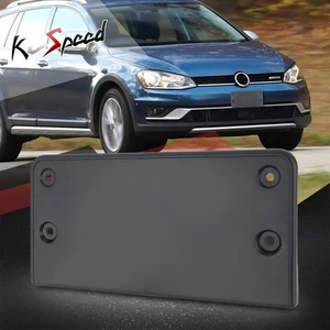 Front Bumper License Plate Holder Mounting Bracket for 15-17 VW Golf SportWagen - Picture 1 of 6