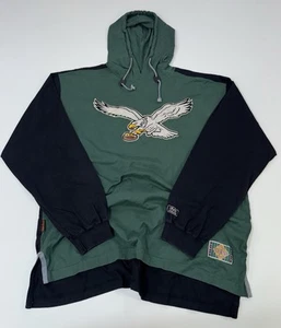 Vintage 90s Philadelphia Eagles Mirage Lightweight Pullover Hoodie Shirt Men 2XL - Picture 1 of 12