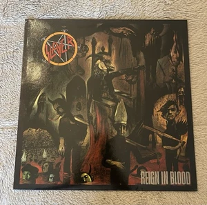 SLAYER - REIGN IN BLOOD VINYL LP LONLP34 Original Press Cover EX/EX - Picture 1 of 9