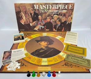 Vintage Masterpiece Art Auction Board Game 1970 Complete - Picture 1 of 20