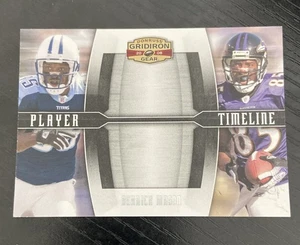 Donruss Gridiron Gear 2008 - Player Timeline Derrick Mason plateado #PT-17/250 - Imagen 1 de 2