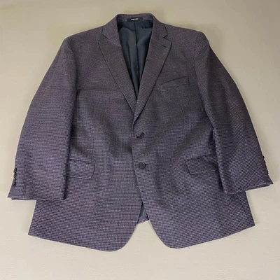 Abrigo Blazer Deportivo AWearness Kenneth Cole Talla 50R Regular Azul Pata de Gallo Lana Foto 1 de 4